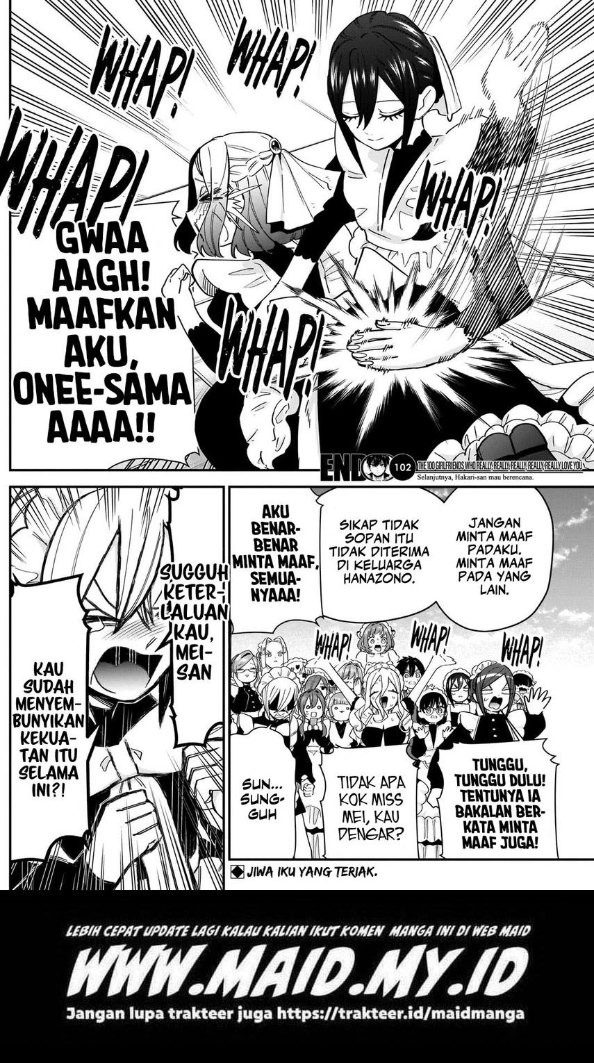 Kimi no Koto ga Dai Dai Dai Dai Daisuki na 100-ri no Kanojo chapter 102